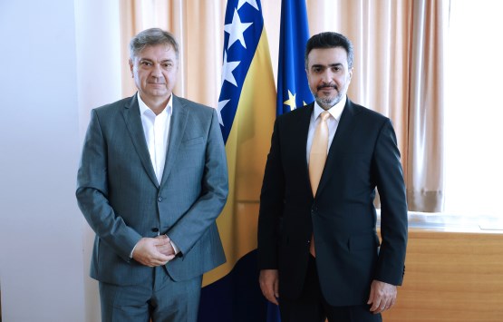 Predsjedatelj Zastupničkog doma PSBiH dr. Denis Zvizdić primio u nastupni posjet novoimenovanog veleposlanika Države Kuvajt u BiH